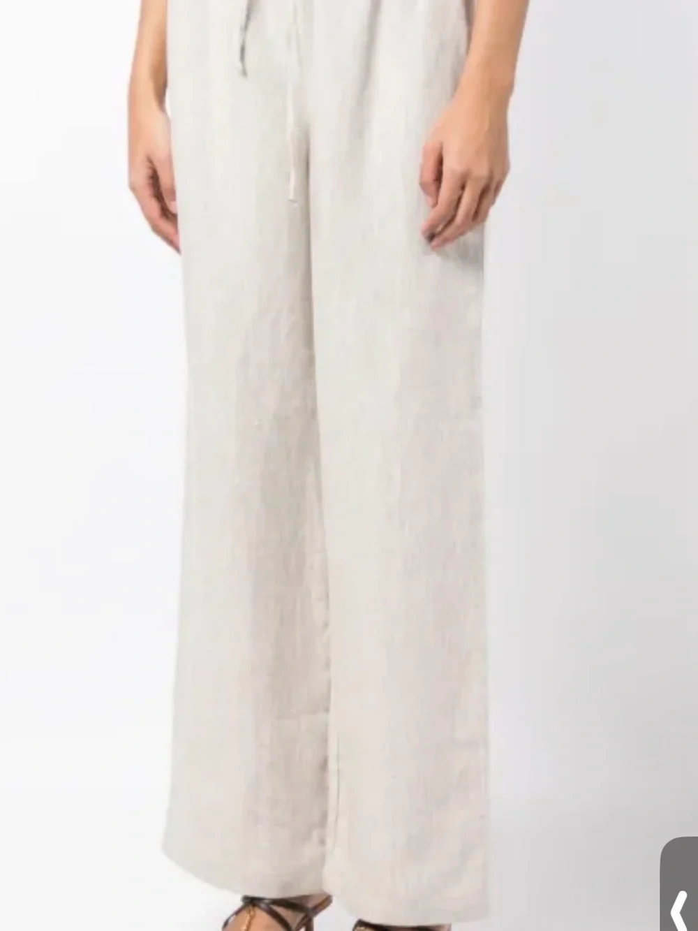 Reformation Olina straight-leg linen trousers